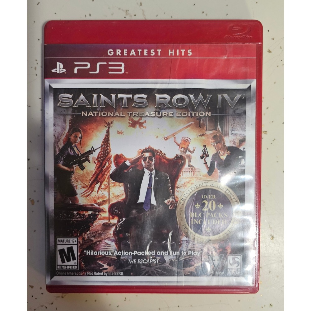 Saints Row IV National Treasure Edition PS3 Greatest Hits Playstation 3 Game